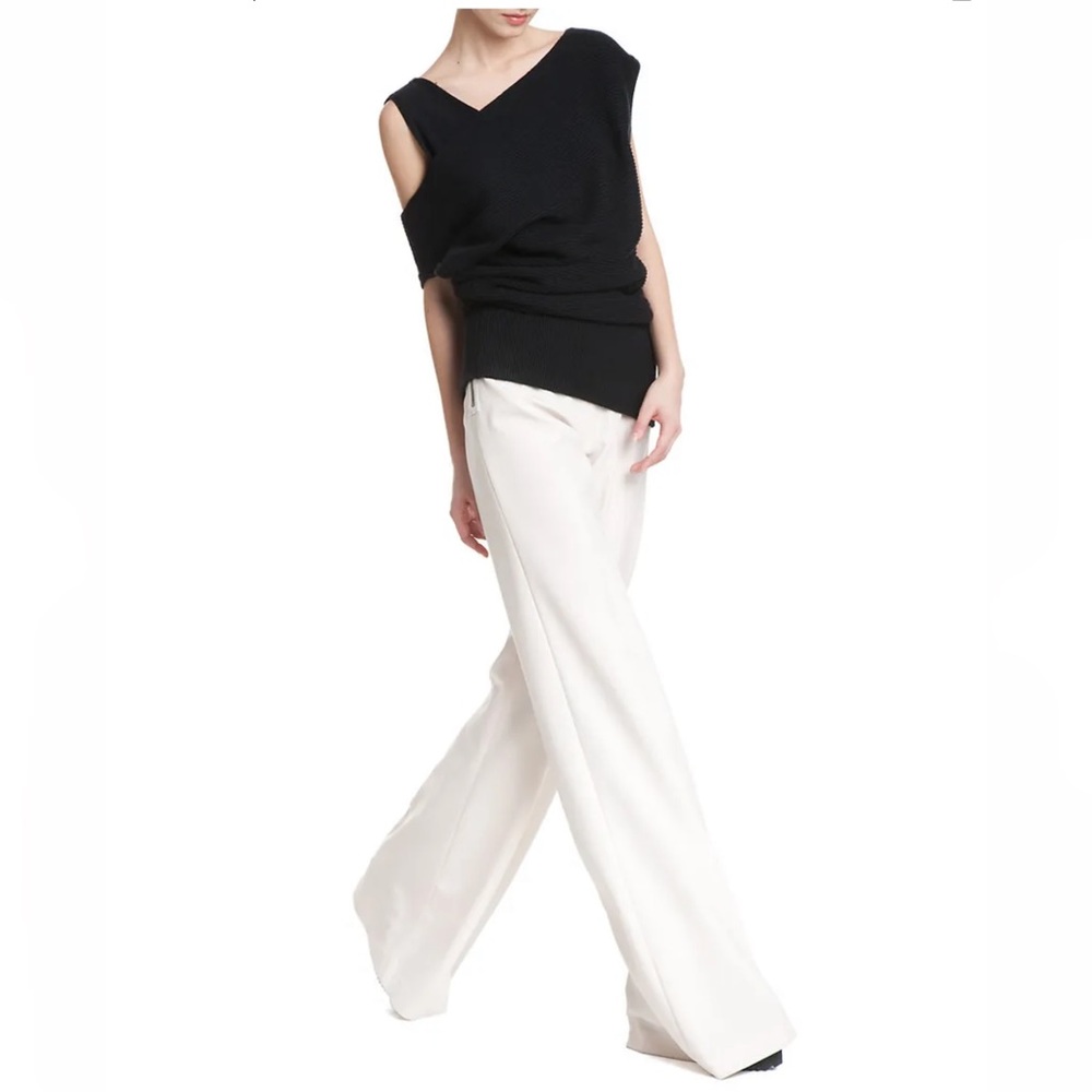 Tracy Reese Off the Shoulder Asymmetric Tunic Sweater - Picture 8 of 8